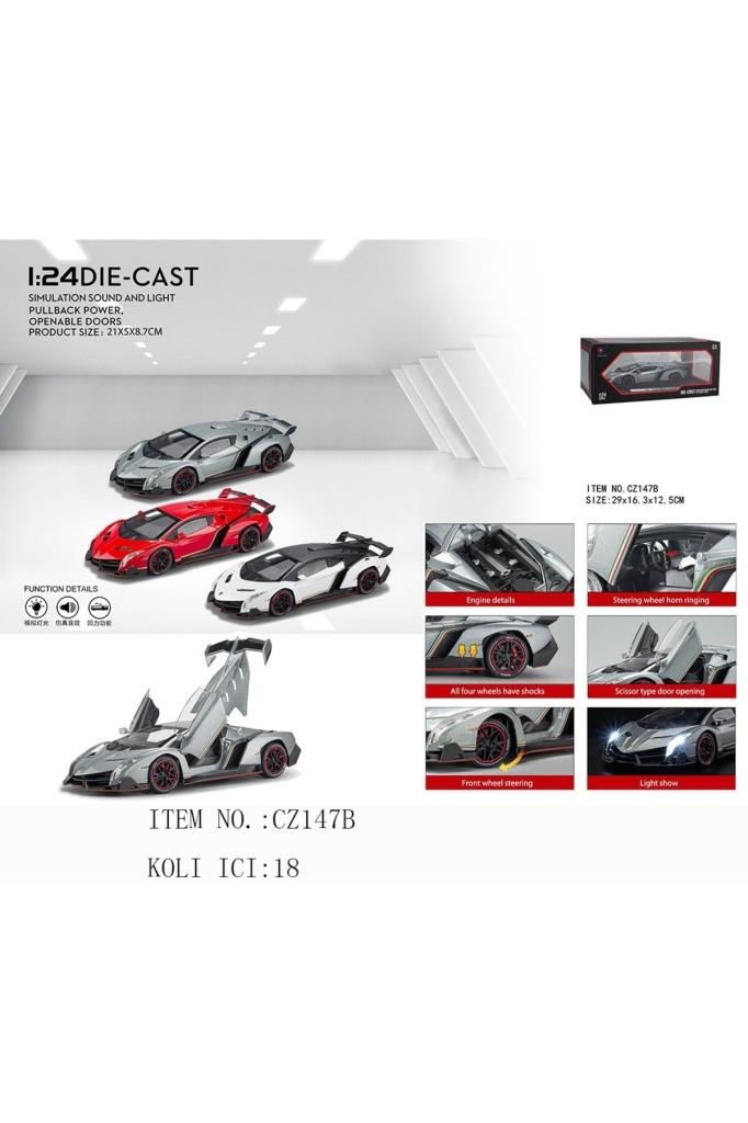 Sesli Işıklı Kapıları Bağajı Kaputu Açılan Özel Model Arabalar