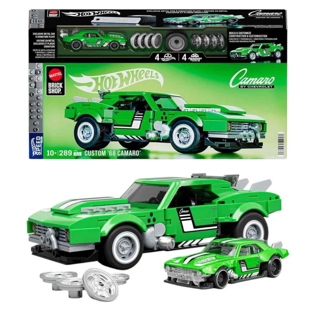 Hot Wheels Speed Serisi Custom'68 Camaro Araba 289 Parça Yapım Seti JFT16