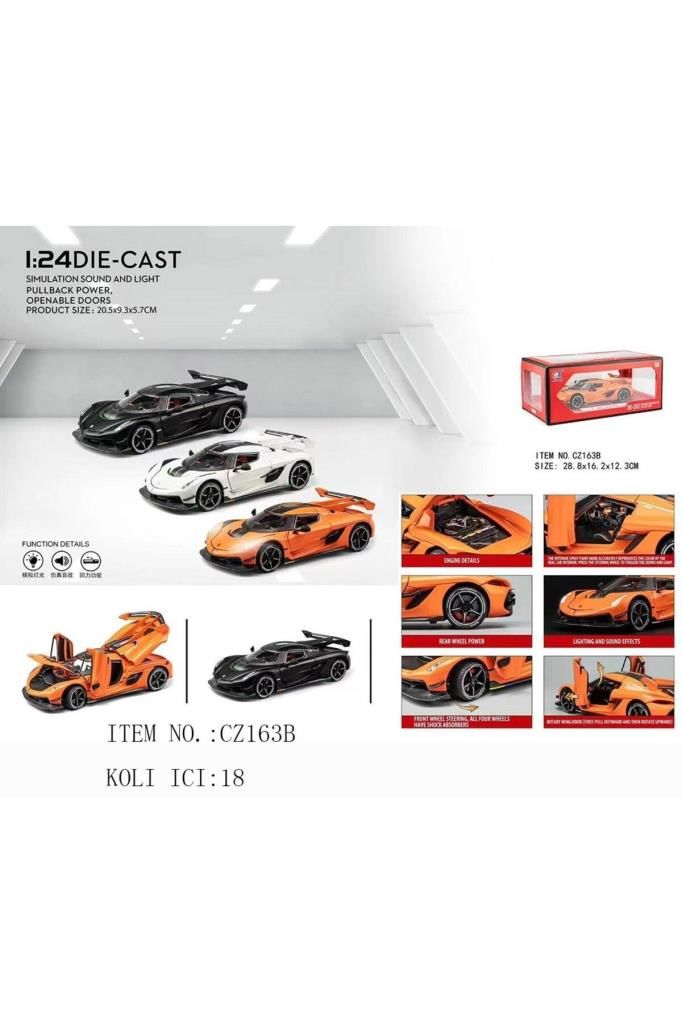 Sesli Işıklı Kapıları Bagajı Kaputu Açılan Özel Model Arabalar