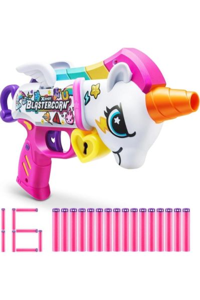 X-SHOT SİLAH SÜNGER ATAN BLASTERCORN SERİ-1 16 MERMİLİ