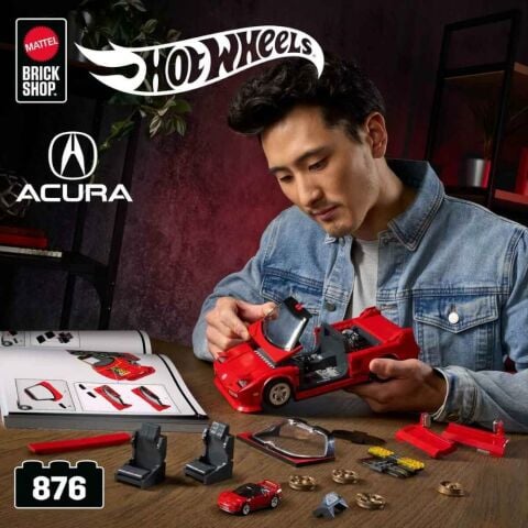 Hot Wheels Elite Serisi '90 Acura NSX Araba 876 Parça Yapım Seti JFT17