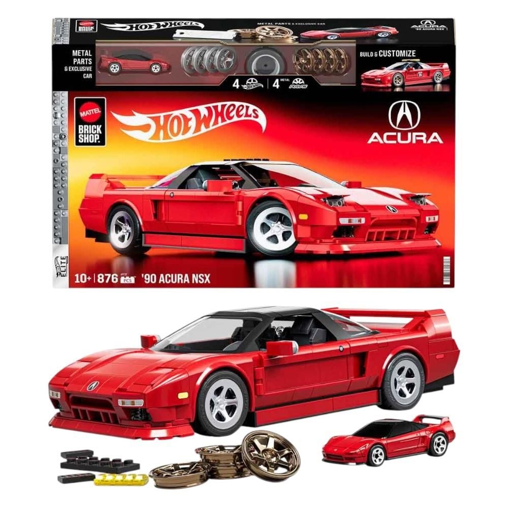 Hot Wheels Elite Serisi '90 Acura NSX Araba 876 Parça Yapım Seti JFT17