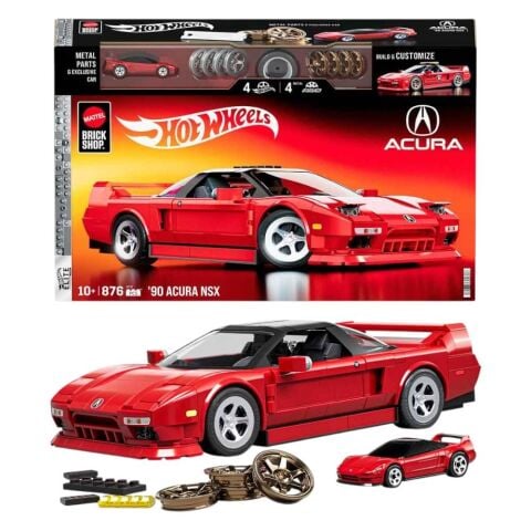 Hot Wheels Elite Serisi '90 Acura NSX Araba 876 Parça Yapım Seti JFT17