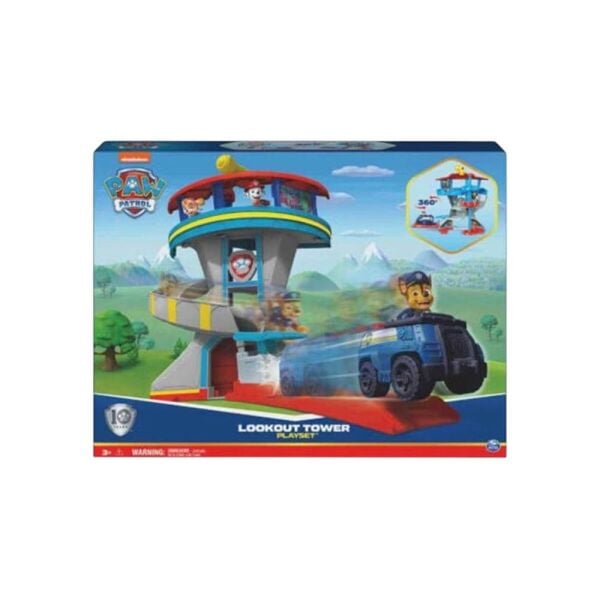 Fırlatıcılı Paw Patrol Gözetleme Kulesi Oyun Seti