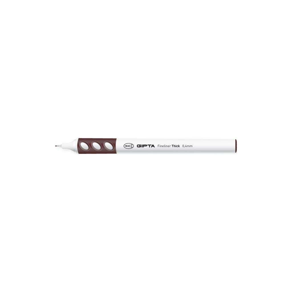 Fineliner Thick Kalem 0.4 mm Koyu Kahverengi