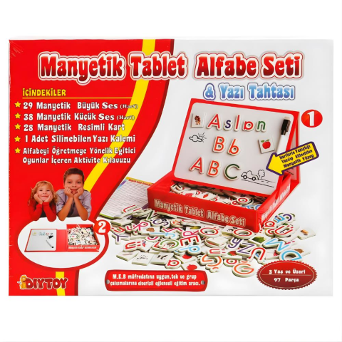 Manyetik Tablet Alfabe Seti