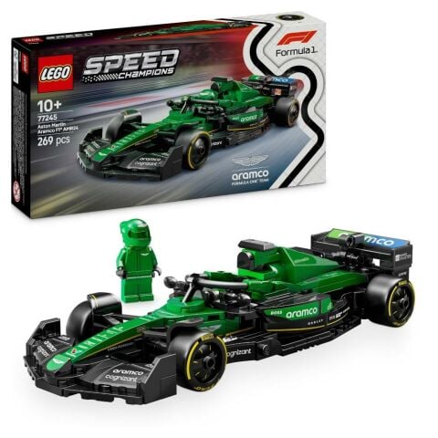 LEGO Speed ​​​​Champions 77245 Aston Martin Aramco AMR24 F1 Arabası