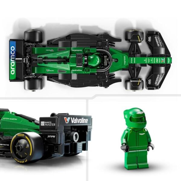 LEGO Speed ​​​​Champions 77245 Aston Martin Aramco AMR24 F1 Arabası