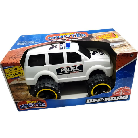 Çlk Toys Oyuncak Araba Mini Monster Polis Arabası