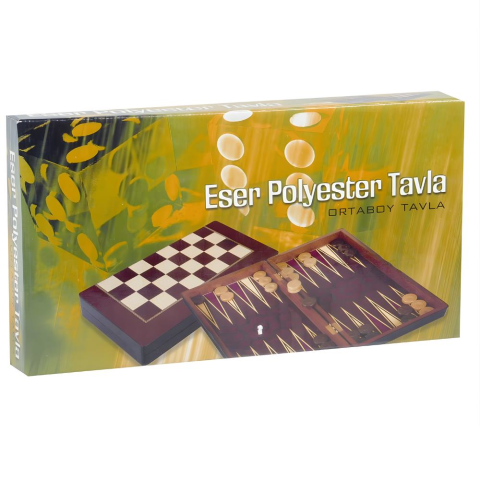 Eser Polyester Tavla Orta Boy Sedef