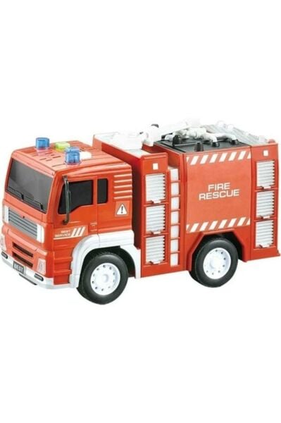 4i Oyuncak I Oyuncak 1:20 Sesli Işıklı Itfaiye Aracı Arazöz 18cm.