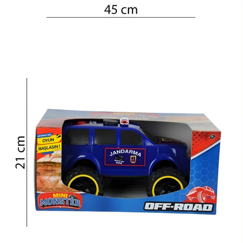 Çlk Toys Oyuncak Araba Mini Monster Jandarma
