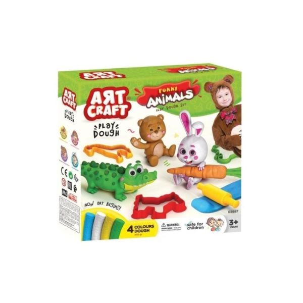 Eğlenceli Hayvanlar Hamur Set
