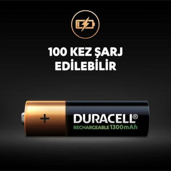 Duracell Şarj Edilebilir Aa 1300 Mah Kalem Pil, 2'li