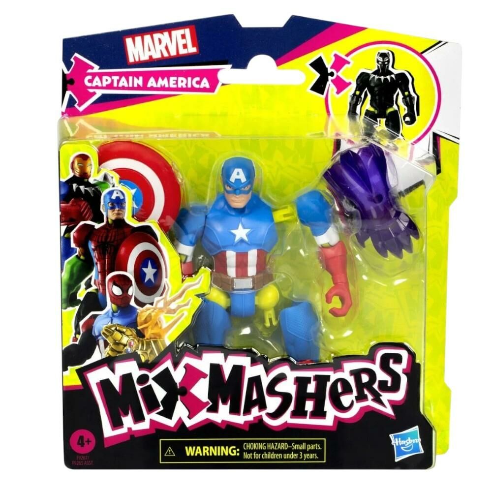 Marvel Avengers Mix Mashers Action Captain America F9267