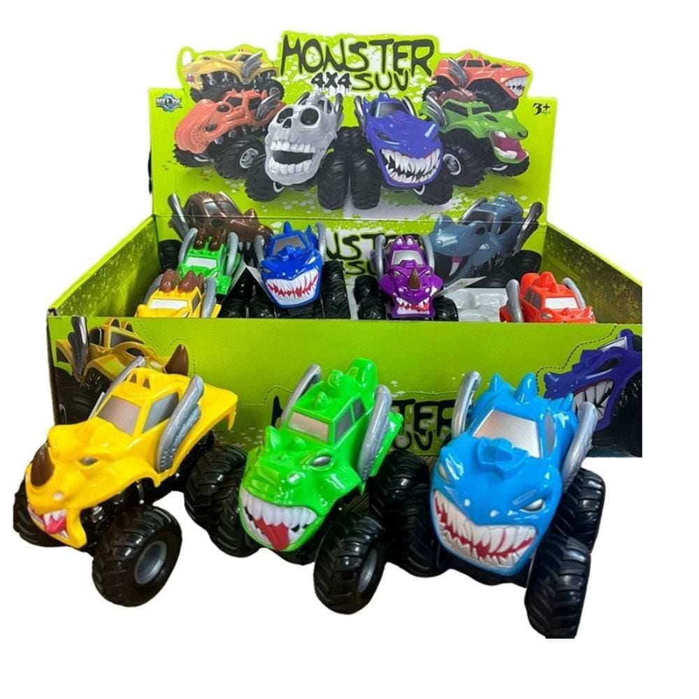 Monster 4x4 Koca Teker Arabalar 8 Lİ PAKET KLX500-136 (1 Adet)