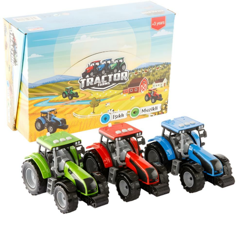 Sesli Işıklı Traktör 20 Cm