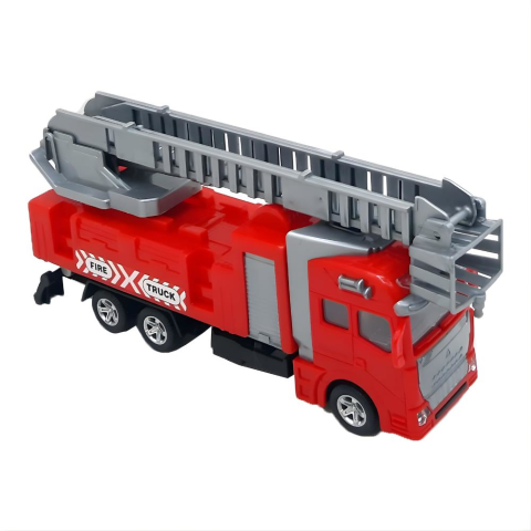 Itfaiye Arabası Çek Bırak Oyuncak Merdivenli Itfaiye Arabası