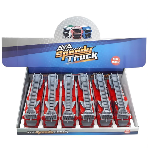 Itfaiye Arabası Çek Bırak Oyuncak Merdivenli Itfaiye Arabası