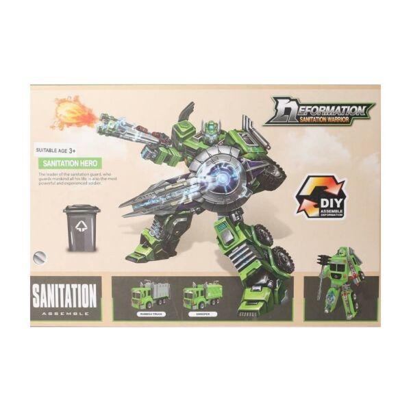 Dönüşebilen Çöp Kamyonu