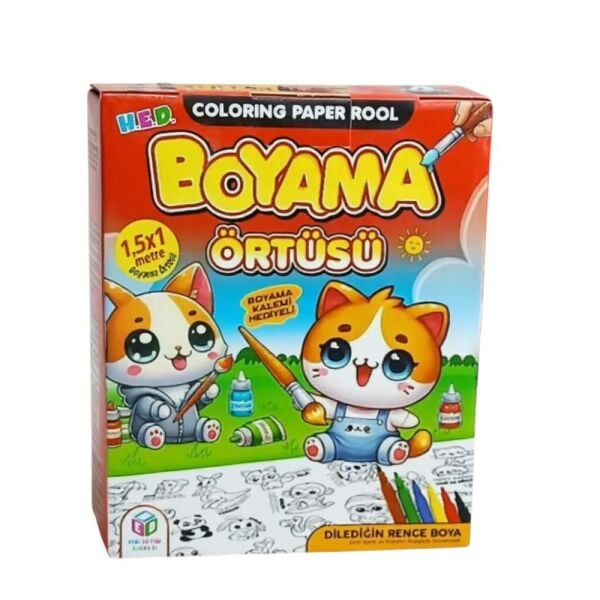 Kutulu Boyama Örtüsü