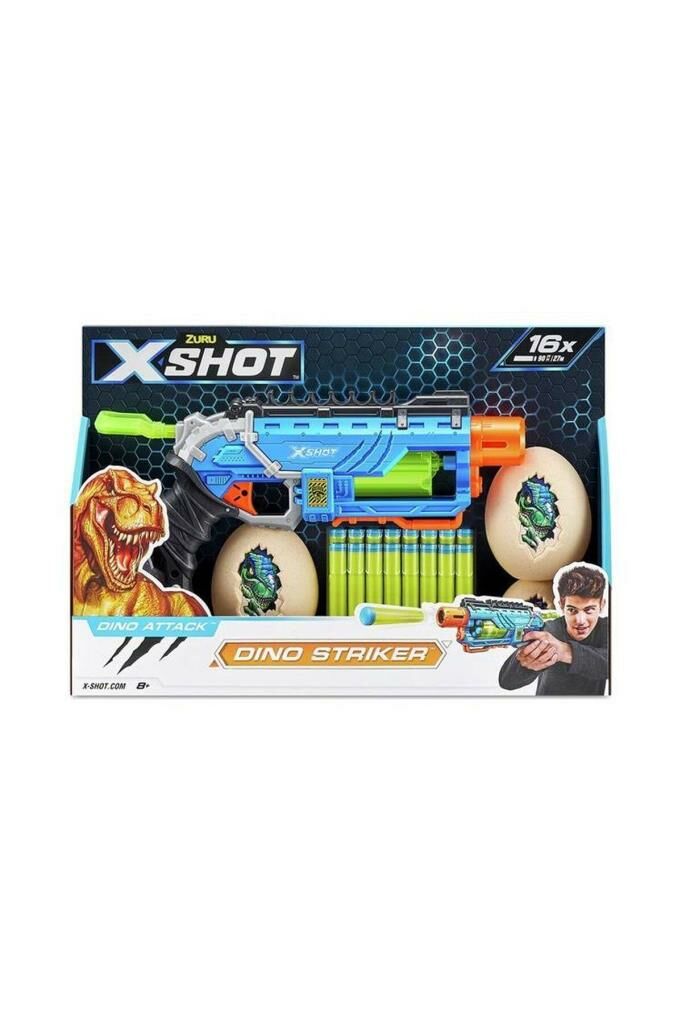 X Shot Sünger Atan Dino Attack Striker Silah