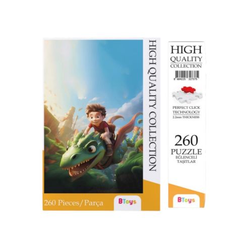 Eğlenceli Taşıtlar - 260 Parça Puzzle