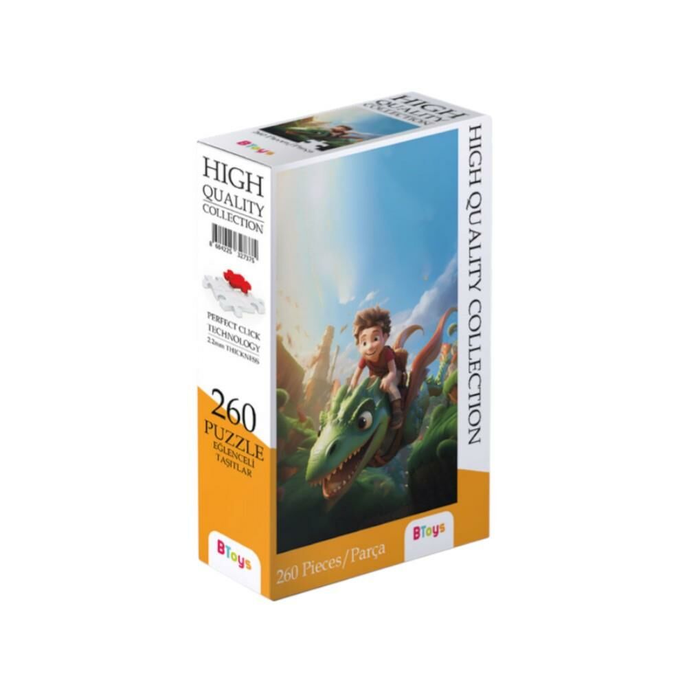 Eğlenceli Taşıtlar - 260 Parça Puzzle