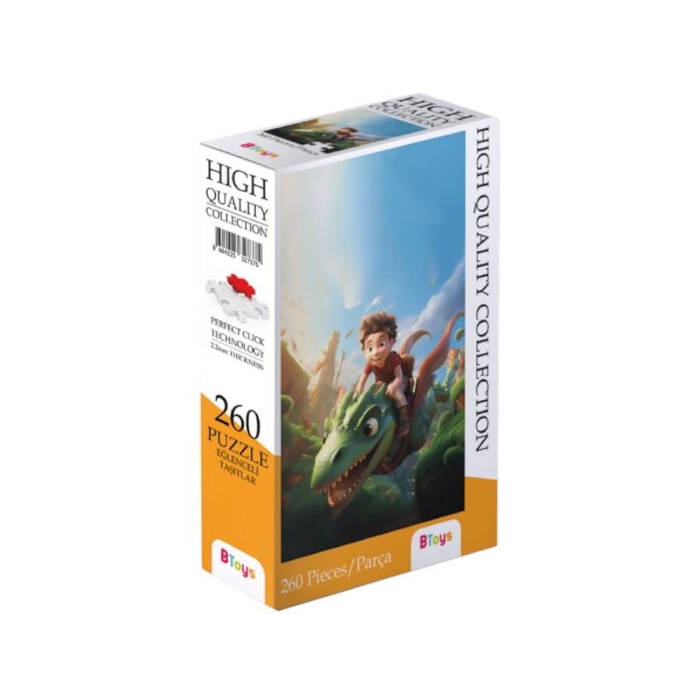 Eğlenceli Taşıtlar - 260 Parça Puzzle