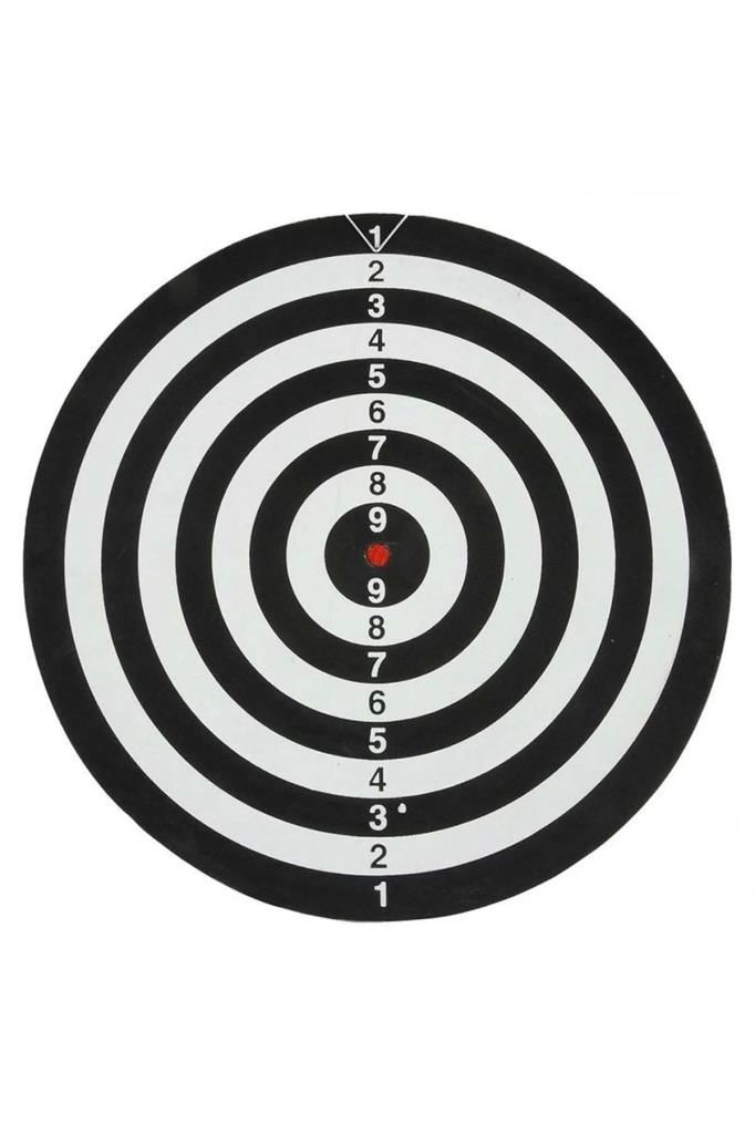Oyuncak Siyah Dart Seti 4 İğne 30 cm