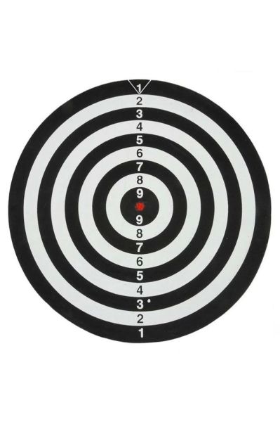 Oyuncak Siyah Dart Seti 4 İğne 30 cm