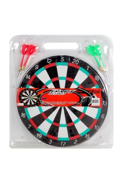 Oyuncak Siyah Dart Seti 4 İğne 30 cm