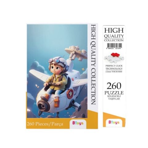 Eğlenceli Taşıtlar - 260 Parça Puzzle