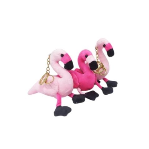 Anahtarlık Peluş Flamingo