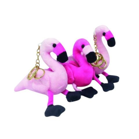 Anahtarlık Peluş Flamingo