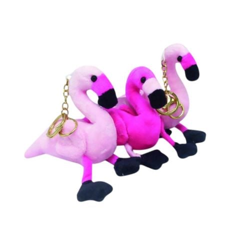 Anahtarlık Peluş Flamingo