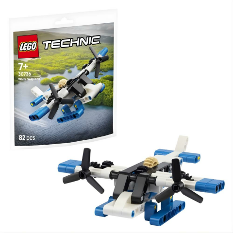 LEGO Technic Beyaz Deniz Uçağı Yapım Seti 30736