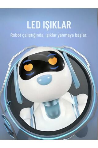 Uzaktan Kumandalı Çok Fonksiyonlı Akıllı Aktivite & Eğlence Robot Köpek