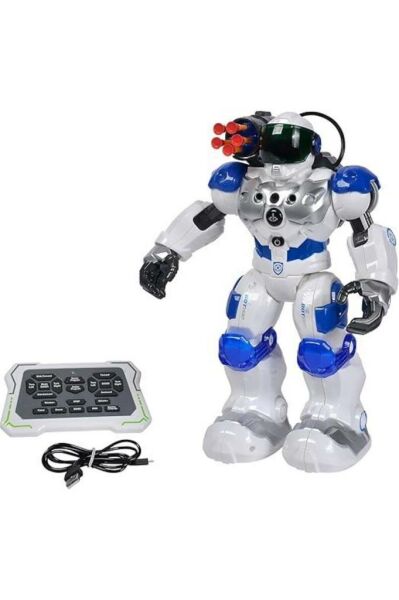 Hero Planet Fighter kızılötesi kontrollü robot, hareket kontrolü, ışık ve ses, atış fonksiyonu