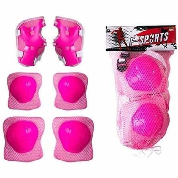 Furkan Oyuncak Dizlik Dirseklik Set Pembe/Mavi