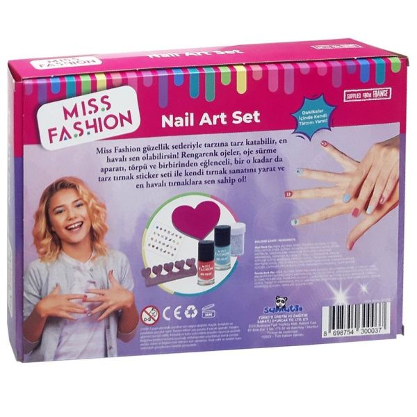 Miss Fashion Nail Art Makyaj Set