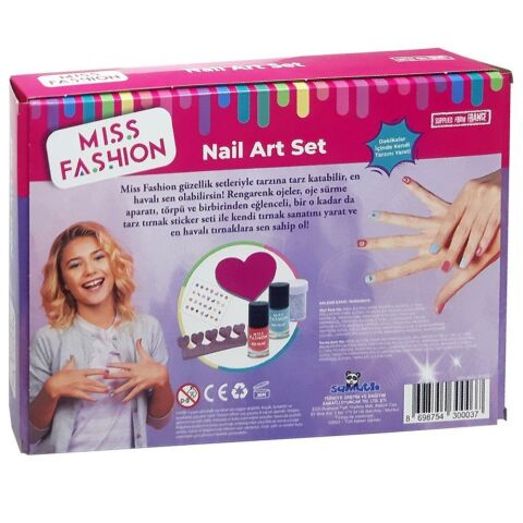 Miss Fashion Nail Art Makyaj Set