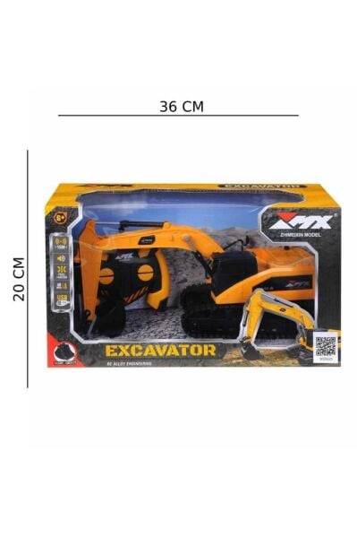 1:16 Uzaktan Kumandalı Şarjlı 6 Kanallı Excavator