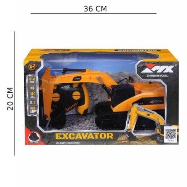 1:16 Uzaktan Kumandalı Şarjlı 6 Kanallı Excavator