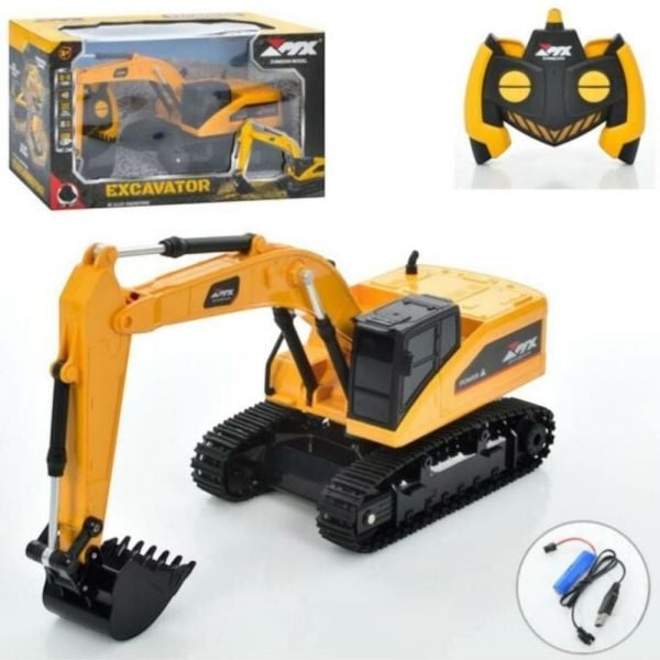 1:16 Uzaktan Kumandalı Şarjlı 6 Kanallı Excavator