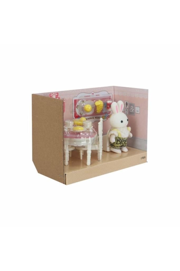 Bay Dreamy Mini Tavşan Aksesuarlı Yemek Masası Seti