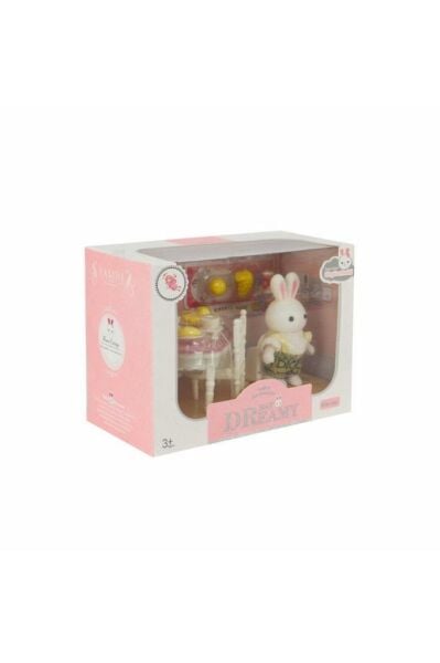 Bay Dreamy Mini Tavşan Aksesuarlı Yemek Masası Seti