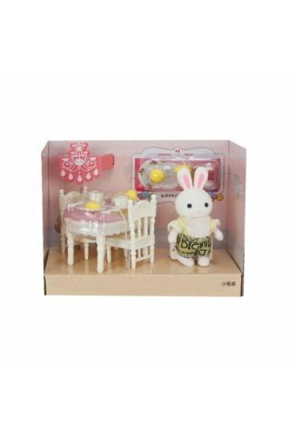 Bay Dreamy Mini Tavşan Aksesuarlı Yemek Masası Seti