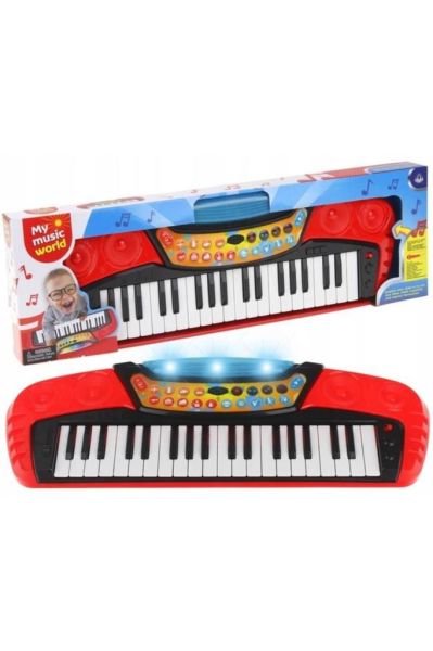 Çocuklar İçin My Music World Elektronik Klavye Oyuncağı - Işıklı 37 Tuşlu Piyano Müzik Aletleri