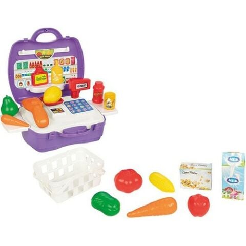 Pilsan Aksesuarlı Çantalı Market Seti 24 Parça